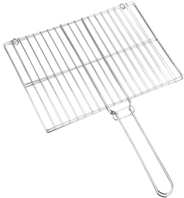 Per Griglia | Cestino Per Griglia Portatile | Griglia Per Griglia, Cestello Per Griglia Rettangolare Da Esterno Per Grigliare Pollo, Verdure, Pesce, Cestello Per Griglia In Acciaio Inossidab