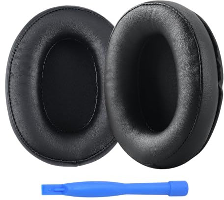 MMOBIEL Ear Pads Replacement for HyperX Cloud Stinger/Cloud Flight/CloudX/Cloud II/Cloud III/Cloud Alpha/Cloud Core/Mix Headsets Memory Foam and Protein PU Ear Pad Cushions – Black