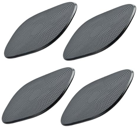 LALADEFIEE 4pezzi Tappetino Antiscivolo per Auto per Smartphone e Oggetti Mobili Resistente alle Alte Temperature e Facile da Pulire per Dashboard Automobilistiche e Accessori Auto