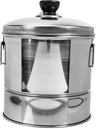 WATIIFUFU Cuiseur À Riz En Acier Inoxydable Mélange De Riz Cuiseur À Vapeur Pour Légumes Cuve À Riz Pour Sushi Chinois + Gadgets Récipient À Riz Batterie De Cuisine Asiatique Contenants