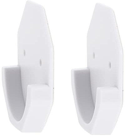 Alipis 2piezas Soporte de Cortina Adhesivo para Barra de Ducha Soportes Color Claro para Barra de Cortina de Abs Artículos Hogar para Baño Cocina