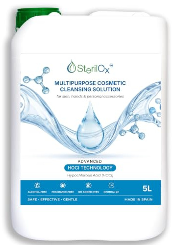 SterilOx Cuidado de la Piel con Ácido Hipocloroso HOCl 5L Sin Alcohol