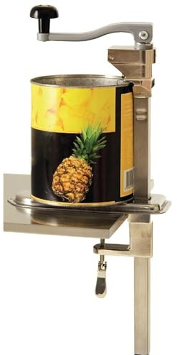 Generico Apriscatole Commerciale, Apriscatole con Lama in Acciaio Inossidabile, Design A Leva Staccabile, Apriscatole Regolabile in Altezza, Adatto per Ristoranti, Bar E Cucine