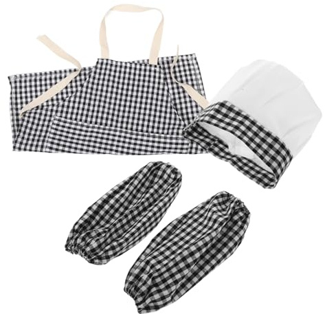 Beavorty Uniforme De Cocinero Para Delantal De Cocina Para Delantal De Chef Para Cosplay De De Rol y Actividades De Cocina