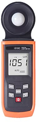 Misuratore di luce, Misuratore di lux 0~200.000LUX Portata portatore della luce Pocket Design illuminometro LUX/FC Photometer Tester Enviromental Testing Luxometro