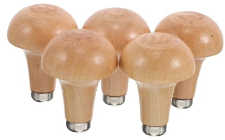 Hemobllo Manico per Raspa in Legno Ergonomico 5 Pezzi per Lavorazione