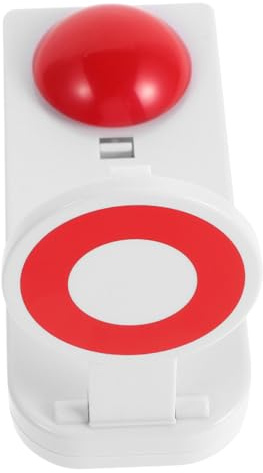 FUNOMOCYA Sound Game Show Buzzer Button with Loud Sounds for Classroom and Party Quiz Games Easy to Use for Family Gatherings and Team Building Activities