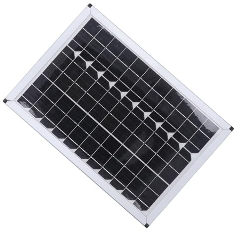 YDuupxe Solar Watering Pump 20W, Submersible Fountain Pump for Garden Pond with 12V 5m Lift, ABS Monocrystalline Solar Panel Outdoor Irrigation