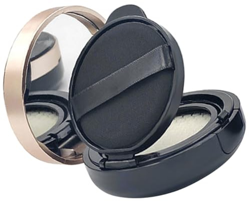 Lurrose Contenedor para Polvos Sueltos Borla, Caja Vacía de 15 G para Maquillaje, Diseñada para Uso en Viajes y Almacenamiento Fácil