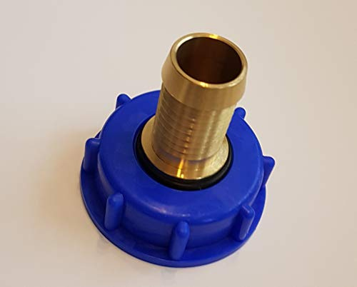 IBC Adapter für Regenwassertank mit Schlauchtülle/Schlauchanschluss (1)