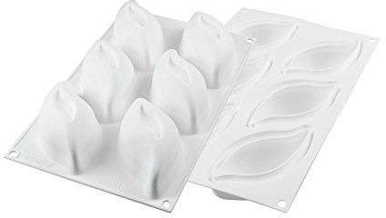Silikomart Stampi in Silicone per Dolci – Ruben 140 107x54 H43 mm - Accessori Professionali per Cucina e Pasticceria - Stampini Monoporzione per Dolci Forno