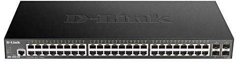 D-Link DGS-1250-52X, 52-Port Layer 2/3 Smart Managed Gigabit Switch (48 x 10/100/1000 Mbit/s BaseT Port, 4 x 10G SFP+ Slot, 19 Metallgehäuse)