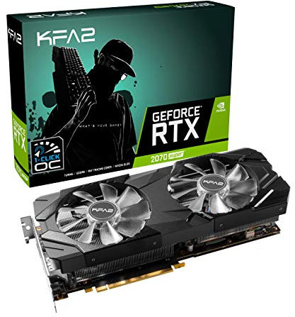 KFA2 GeForce RTX 2070 Super Ex [1-Klick-OC] Scheda Grafica 8 GB GDDR6-3X DisplayPort / 1x HDMI