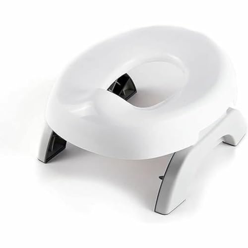 Summer My Travel Potty - 2-in-1 faltbares Reisetöpfchen für Kleinkinder, als eigenständiges Töpfchen oder Töpfchenring für Erwachsenentoiletten, mit Griffen, inkl. 5 Einweg-Abfallbeuteln