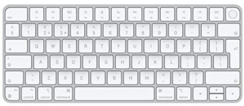 Apple Magic Keyboard mit Touch ID (QWERTY Englisch) Silber (Generalüberholt)