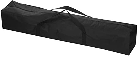 Patikil 59 Inch Camp Chair Replacement Bag - Nylon Folding Chair Carry Bag with Zippered Shoulder Strap for Beach, Camping Travel, Black