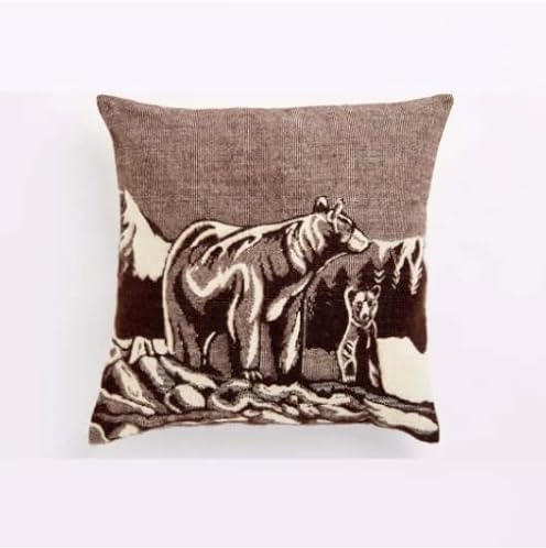 Ecuadane Aztec Throw Pillows Cover Southwestern Boho Design - Southwest Pillows Native American Navajo Throw Pillow Covers (Mountain Range, 20 x 20 Inch)