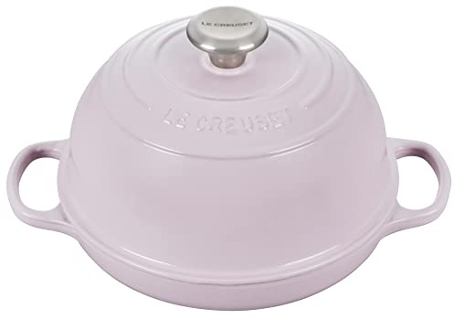 Le Creuset Signature runder Brotbackofen aus emailliertem Gusseisen, 24,1 cm, Schalotte