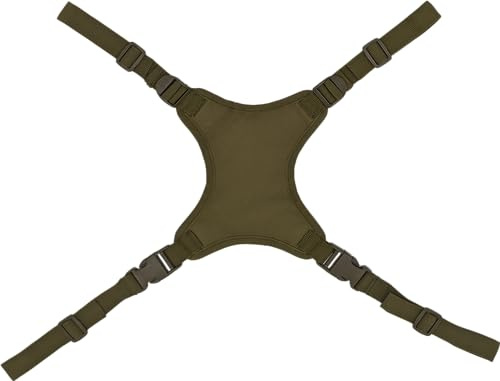 Helmhalterung für Militärhelme zur Befestigung am Molle-Panel eines Rucksacks, Helmhalterung für Militärhelme und Airsoft, Olivgrün