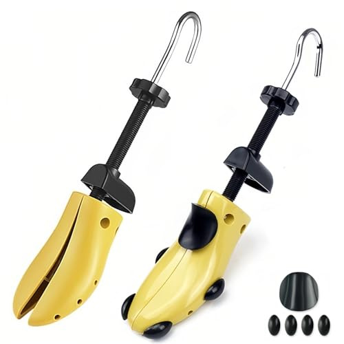 Shoes Stretcher For Women Men - Boots Stretcher Adjustable Length & Width, For High Heels, Sneakers Boots And Sandals Stretching Footwear Expander Widener Shoe Tree (Wm's Size (Us 5.5--10), yellow)