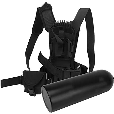 Mochila sin mangas de buceo, mochila de tanque de natación, fuerte capacidad de carga, correas de hombro ajustables, accesorios de buceo, mochila de tanque estándar, mochila de buceo y (4 L)