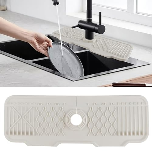 Kitchen Sink Splash Guard, Silicone Faucet Sink Splash Guard