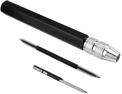 Cvoepobey 3 Pièces/Ensemble Grattoir Outil D'Ébavurage Plastique Métal Aluminium Tube Résine Imprimante 3D Kit Artisanat