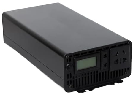Transformateur Onduleur Sinusoïdal Pur 12 V 220 V 24 V 110 V 120 V 3000 W 1300 W Convertisseur Tension Portable CC vers CA Onduleur Solaire pour Voiture(12V,110V-120V(60HZ),Europe)
