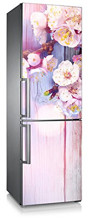 Vinile per frigorifero | Stickers Fridge | Adesivo Frigo | Fiore di Ciliegio (200 x 60)