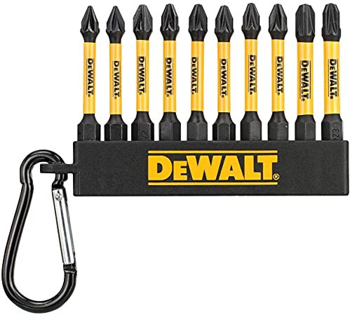 DeWalt DT7274-QZ 50mm Pozi & Phillips High Impact Screwdriver Bit Set PZ1 PZ2 PH2
