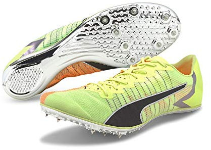 PUMA Evospeed Tokyo Brush Leichtathletikschuhe Erwachsene gelb schwarz UK 7 EU 40,5