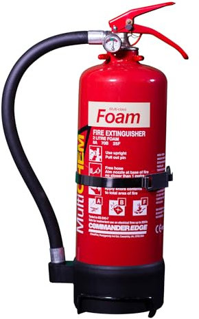 2ltr Multi-Class Foam Fire Extinguisher - MultiCHEM - FireShield