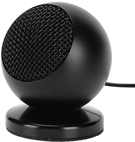 Leapiture Snowball-Mikrofon Professionelles Metall-Kondensator-Aufnahme-3,5-mm-Plug-and-Play-Mikrofon in Handflächengröße für Aufnahmen, Übertragungen, Meetings, Gaming, PC-Studio