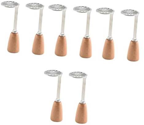 Alipis 4 Set Di Utensili Da Cucina Per Patate Avocado Schiacciapatate in Acciaio Inox Con Manico Comodo 2 Pezzi * 4
