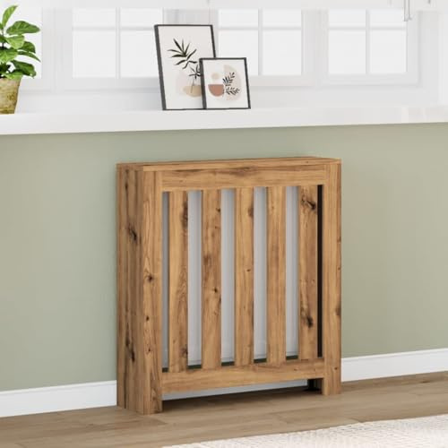 Brokky Heizkörperverkleidung Artisan-Eiche 78x20x82 cm HeizköRperabdeckung Wohnungseinrichtung HeizköRper Abdeckung Holzwerkstoff