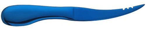 1 PCS Shrimp Deveining Tool Shrimp Tail off Crawfish Peeler,Stainless Steel Fish Scaler Seafood Tools Shrimp Peeler and Deveiner Tool and Fish Descaler Tool Knife,Blue,LXLVOUEG