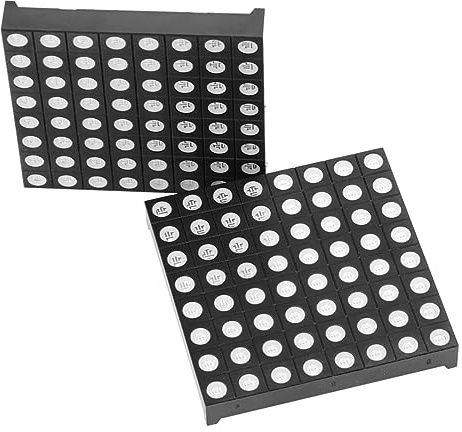 NUOBESTY 2pcs Dot Matrix Module Led Matrix Rgb Led Anode Full Colour Module for Rgb Signs