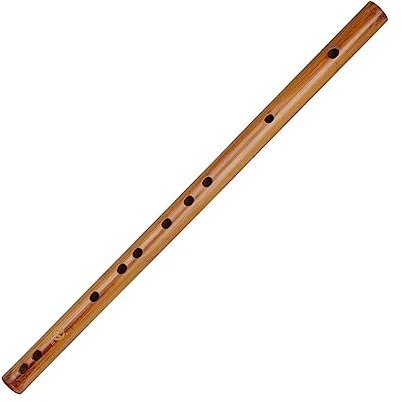 Piccolo Kleine Flöte Key C mit Aufbewahrungsbeutel Holz | Braun, Holz und Lint, Spiegelpoliert, Leicht zu Tragen, Kleines Volumen