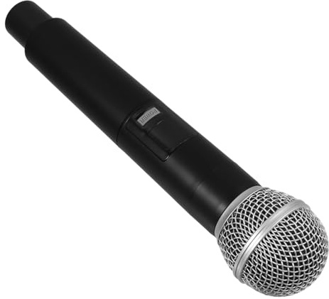 Uonlytech Microphone Factice pour Scène Accessoire de Performance Réaliste Abs Micro Simulé pour Garçon Fille et Fêtes