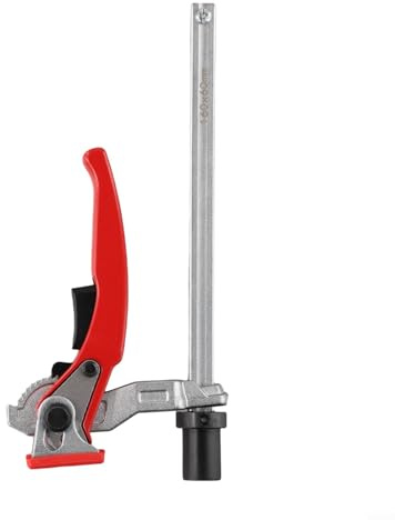 Morsetto per cani da banco per la lavorazione del legno, 19 mm, in acciaio al cromo vanadio, con sgancio rapido e ganascia autoallineante, per banco da lavoro da falegnameria, non (19 mm)