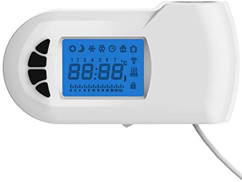 Heizstab elektrisch E700W für Badheizkörper - mit digitalem Thermostat in Weiß, Leistung:300 Watt