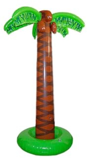 DISBACANAL Aufblasbare und falsche Palme aus 165 cm