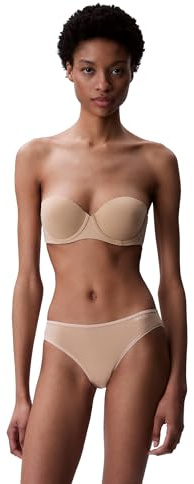 Calvin Klein Women's Perfectly Fit Strapless Convertible Push-Up Bra Bare