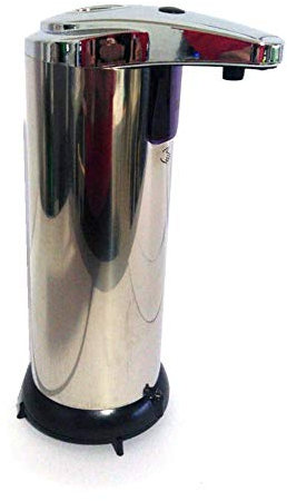 Fast World Shopping ® - Dispensador de jabón líquido de 250 ml, dispensador automático desinfectante con sensor infrarrojo