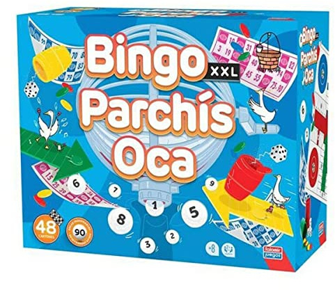 FALOMIR 31063 Bingo XXL Premium + Parchis + Oca, bunt
