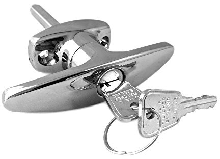 FELGNER Poignée en croix TGL pour garage | Serrure de garage, poignée de garage pour portes de garage compatible avec une variété de garages | Avec 2 clés réversibles