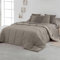 SOMNI HOME Edredón Nórdico Bicolor Reverisble Cama 150/160 cm Duvet Tacto Pluma Microfibra Cálido Comodo Ligero. Cama Doble. Calidad 400 gr. Beige - Arena 250x260