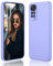 DESSEN Cover per Xiaomi Redmi Note 11S 4G / Redmi Note 11 4G - Liquido Silicone Custodia Antiurto Protezione Case Sottile e Morbida TPU Bumper con Fodera Microfibra Antigraffio, Viola