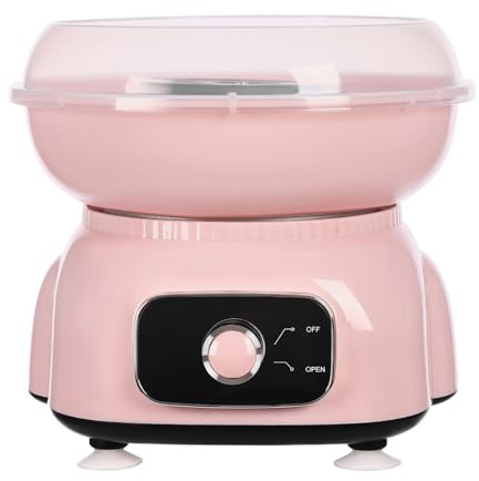 TaNeHaKi ZuckerwattegeräT,Cotton Candy Maschine, Zuckerwattemaschinen Set Mit Zuckerwatte StäBchen Und MesslöFfel FüR Zuhause Party