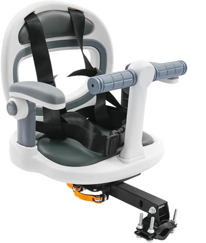 SAYEYBU Kinderfahrradsitz FüR Mountainbikes, Abnehmbarer, Vorne Montierter Fahrradsitz, FüR Kinder Von 1–3 Jahren, 360°-Drehung, Sicherer Und Bequemer Kinder-Mountainbikesitz,03